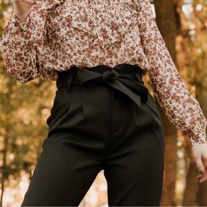 Sézane Austin Black Trousers, size 36